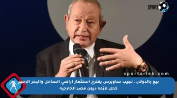 بيع بالدولار.. نجيب ساويرس يقترح استثمار أراضي الساحل والبحر الأحمر كحل لأزمة ديون مصر الخارجية
